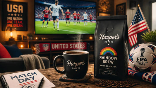 world cup Customers enjoying fair trade coffee together in a warm, community-focused café