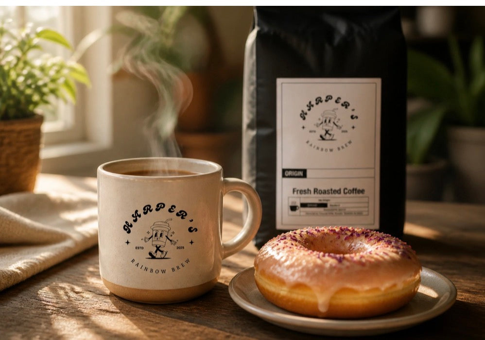 Harper's Donut Shop Coffee – Smooth Medium Roast Gourmet Blend