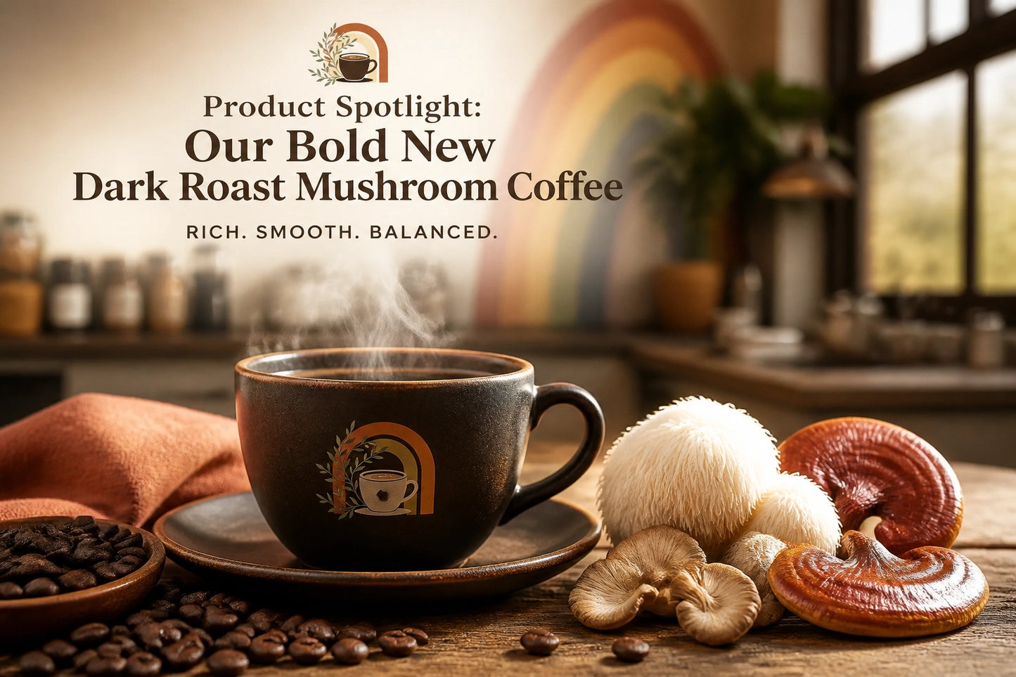 Harper's Instant Mushroom Coffee – Functional Adaptogenic Instant Coffee