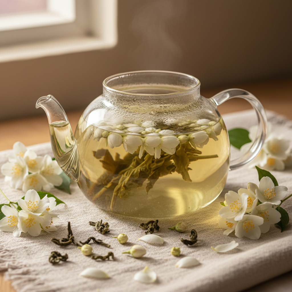 Harper's Jasmine Green Tea – Loose Leaf Floral Light Tea