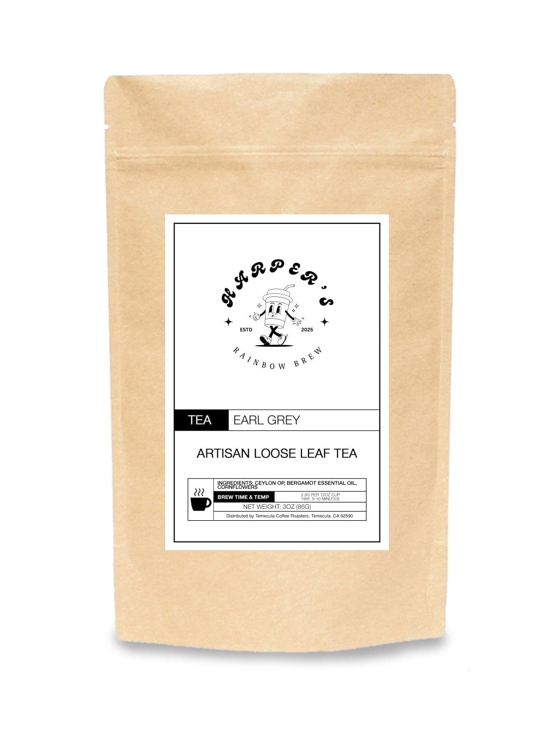 Harper's Earl Grey Tea – Loose Leaf Bergamot Black Tea Evening Blend